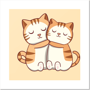 Cuddly Cats Posters and Art